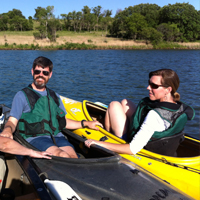 Kayaking on Pottawatomie State Lake 2