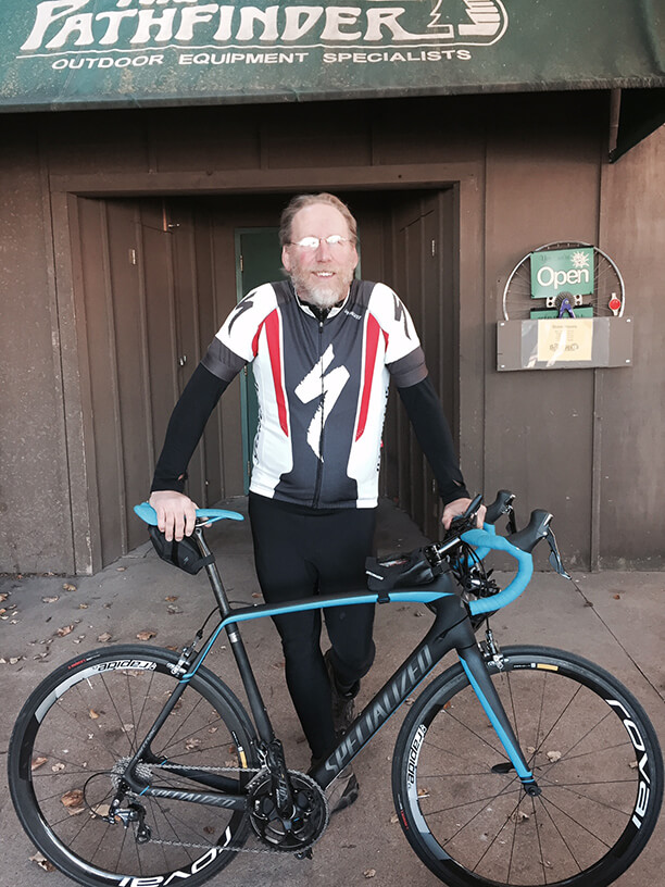Dave with Bike