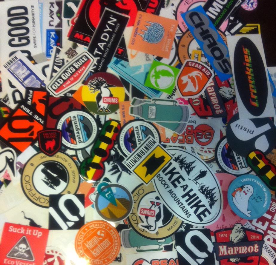 Stickers from OR show