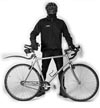 Winter cyclist